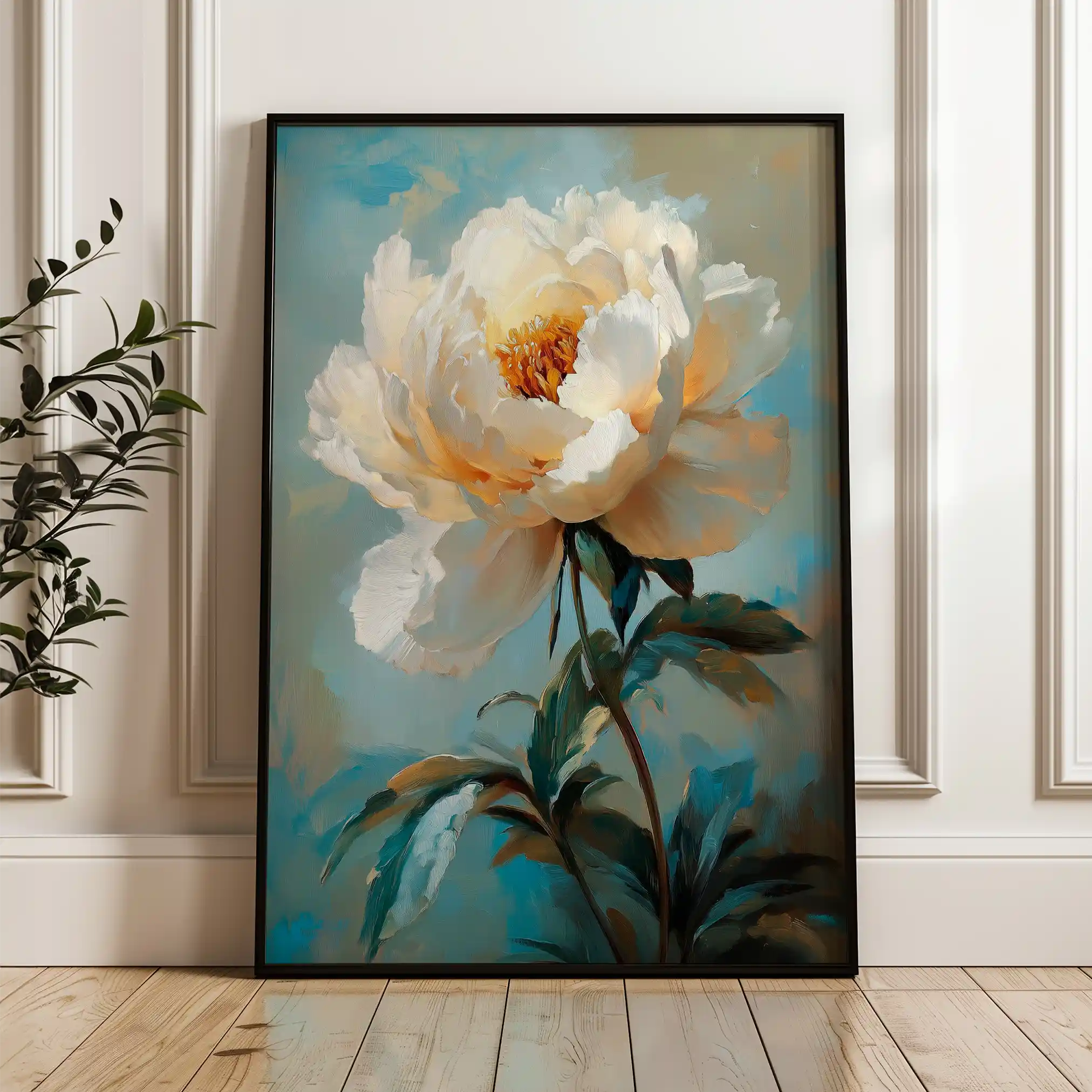 Floral Canvas Wall Art WAD1540-F 90 x 60 cm / Stretched on hidden frame
