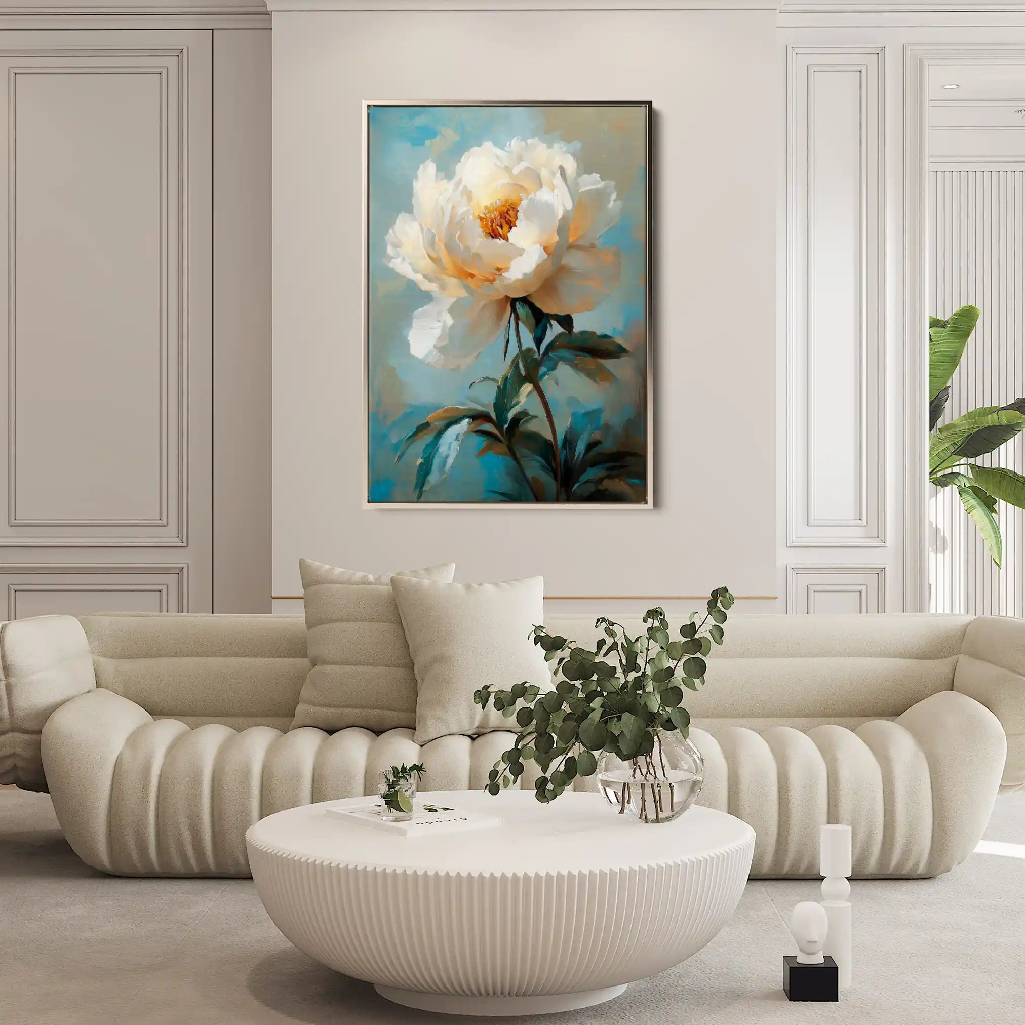 Floral Canvas Wall Art WAD1540-F 90 x 60 cm / Stretched on hidden frame