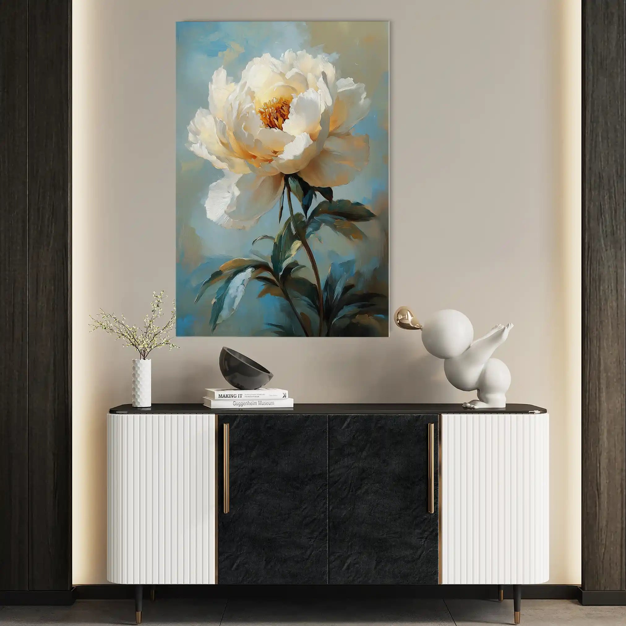 Floral Canvas Wall Art WAD1540-F 90 x 60 cm / Stretched on hidden frame