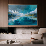 Abstract 1541 Canvas Art 60 x 40 cm / Stretched on hidden frame