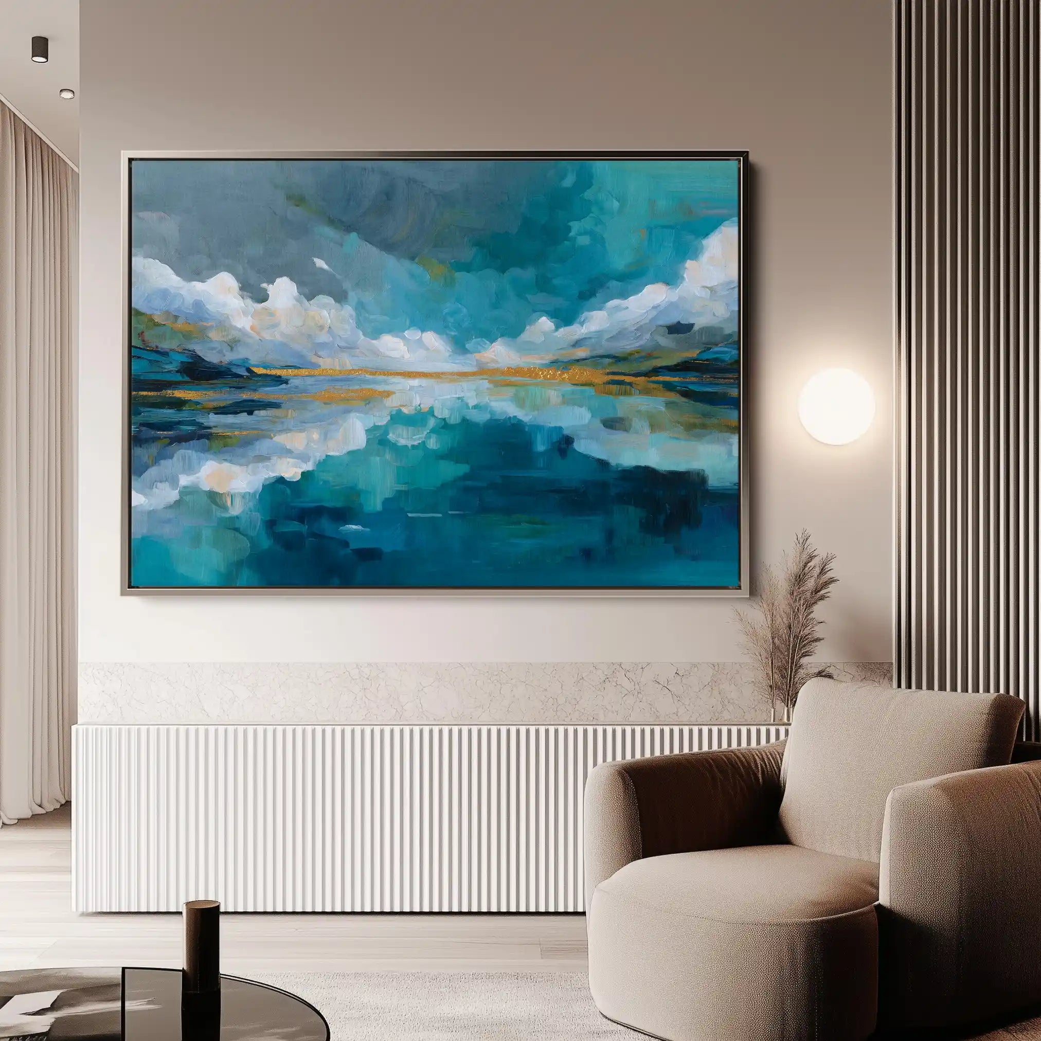 Abstract 1541 Canvas Art 60 x 40 cm / Stretched on hidden frame