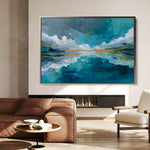 Abstract 1541 Canvas Art 60 x 40 cm / Stretched on hidden frame