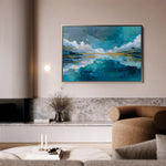 Abstract 1541 Canvas Art 60 x 40 cm / Stretched on hidden frame