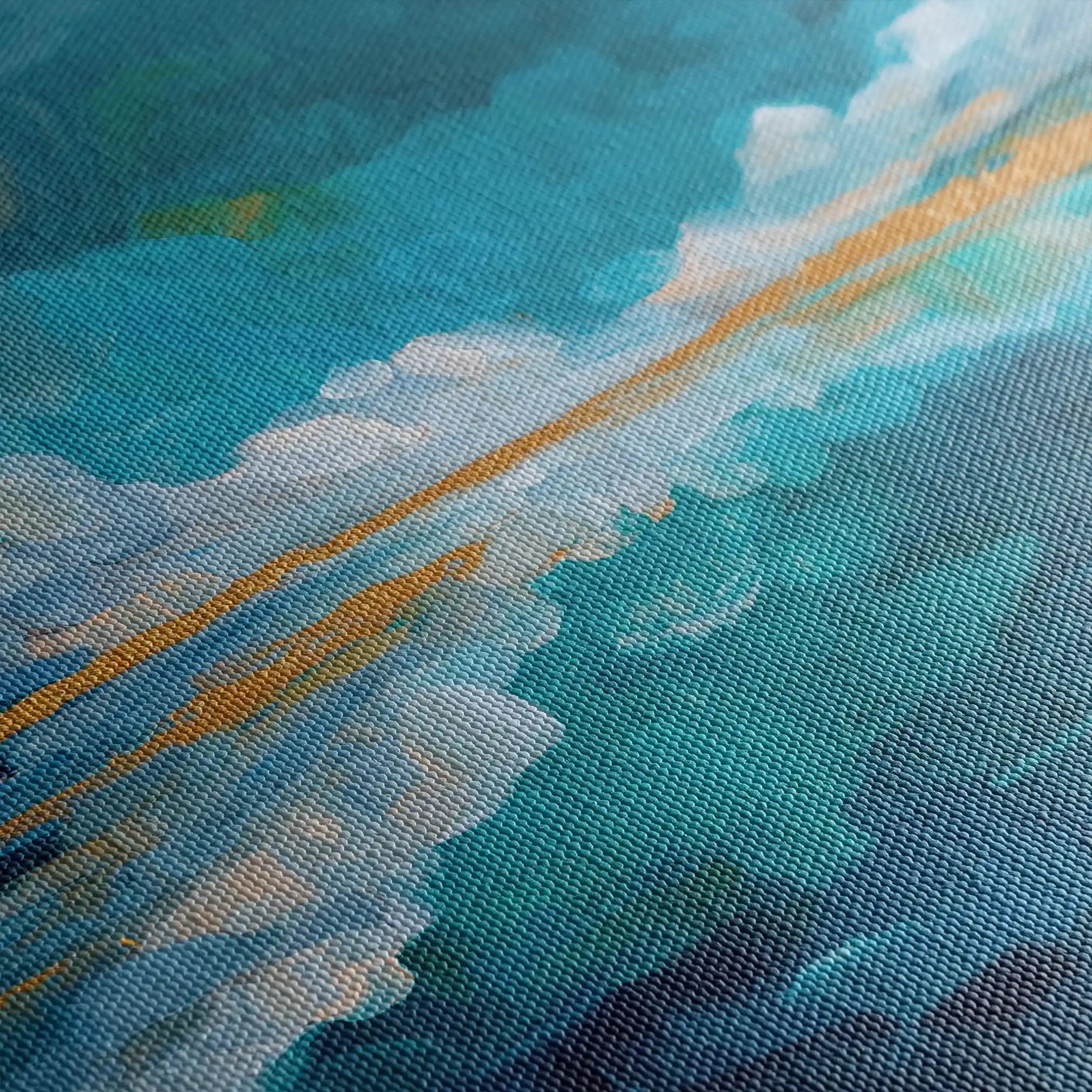 Abstract 1541 Canvas Art 60 x 40 cm / Stretched on hidden frame