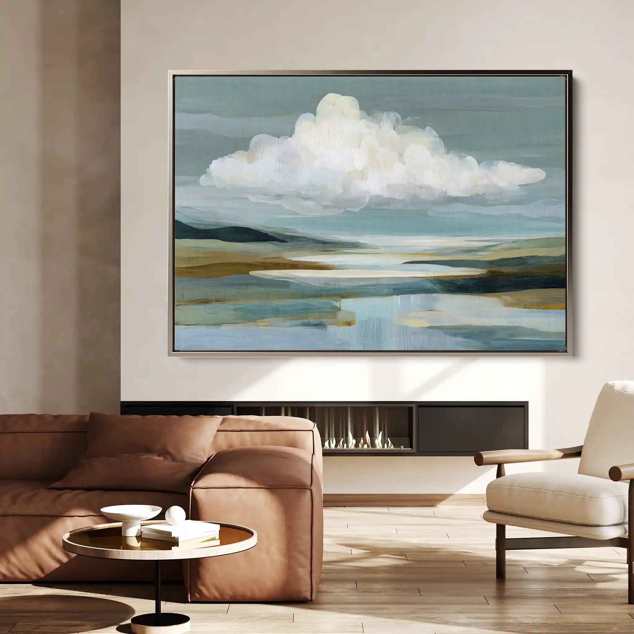 Abstract 1542 Canvas Art 60 x 40 cm / Stretched on hidden frame
