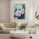 Floral Canvas Wall Art WAD1542-F 90 x 60 cm / Stretched on hidden frame