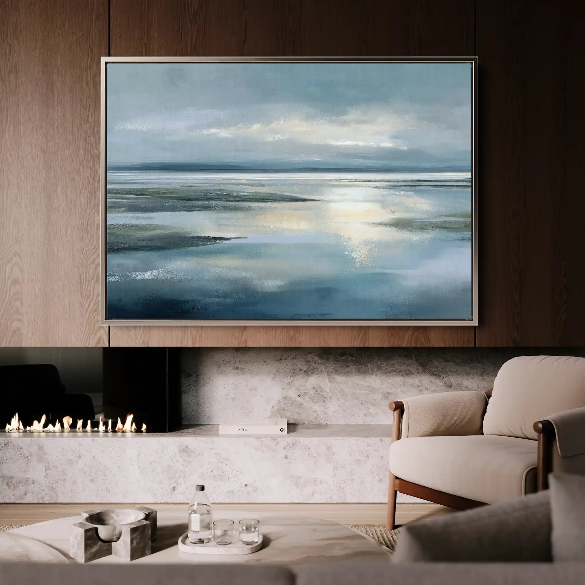 Abstract 1543 Canvas Art 60 x 40 cm / Stretched on hidden frame