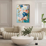 Floral Canvas Wall Art WAD1543-F 90 x 60 cm / Stretched on hidden frame