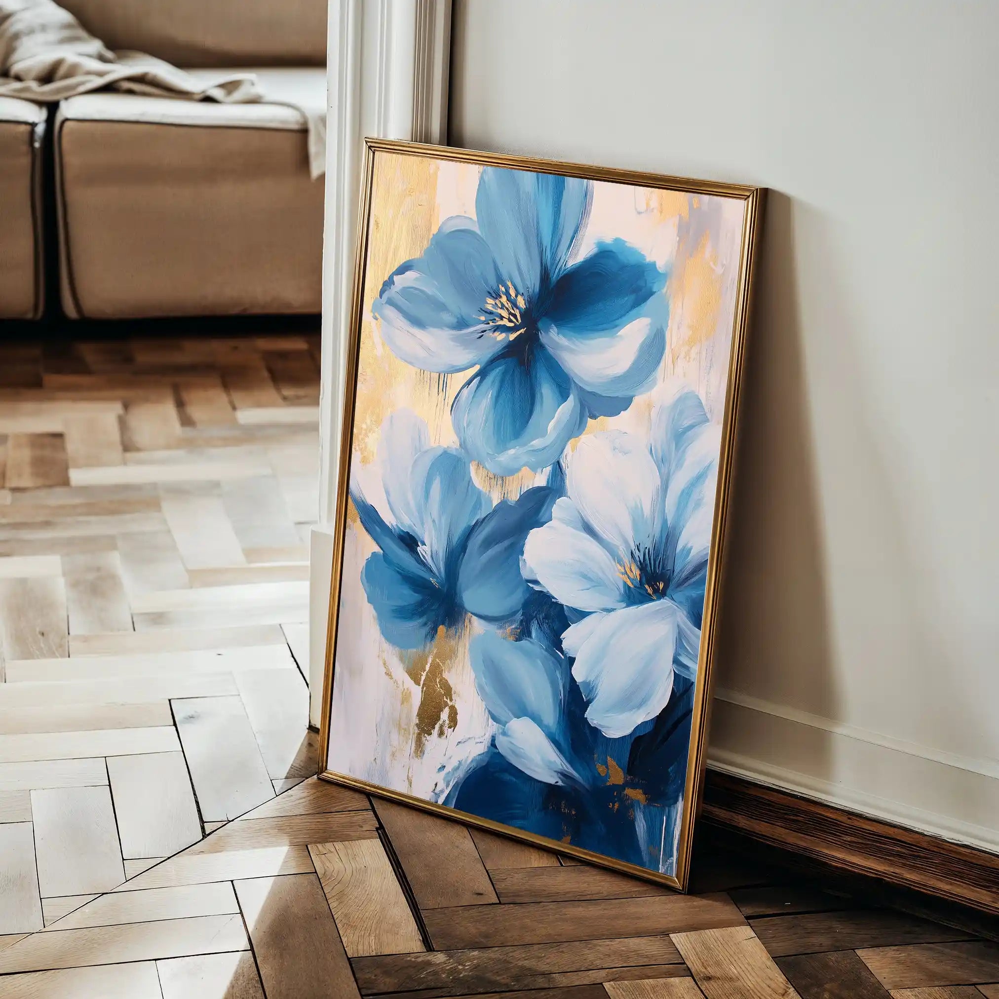 Floral Canvas Wall Art WAD1544-F 90 x 60 cm / Stretched on hidden frame