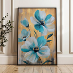 Floral Canvas Wall Art WAD1545-F 90 x 60 cm / Stretched on hidden frame