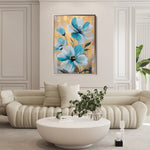 Floral Canvas Wall Art WAD1545-F 90 x 60 cm / Stretched on hidden frame