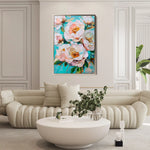 Floral Canvas Wall Art WAD1546-F 90 x 60 cm / Stretched on hidden frame