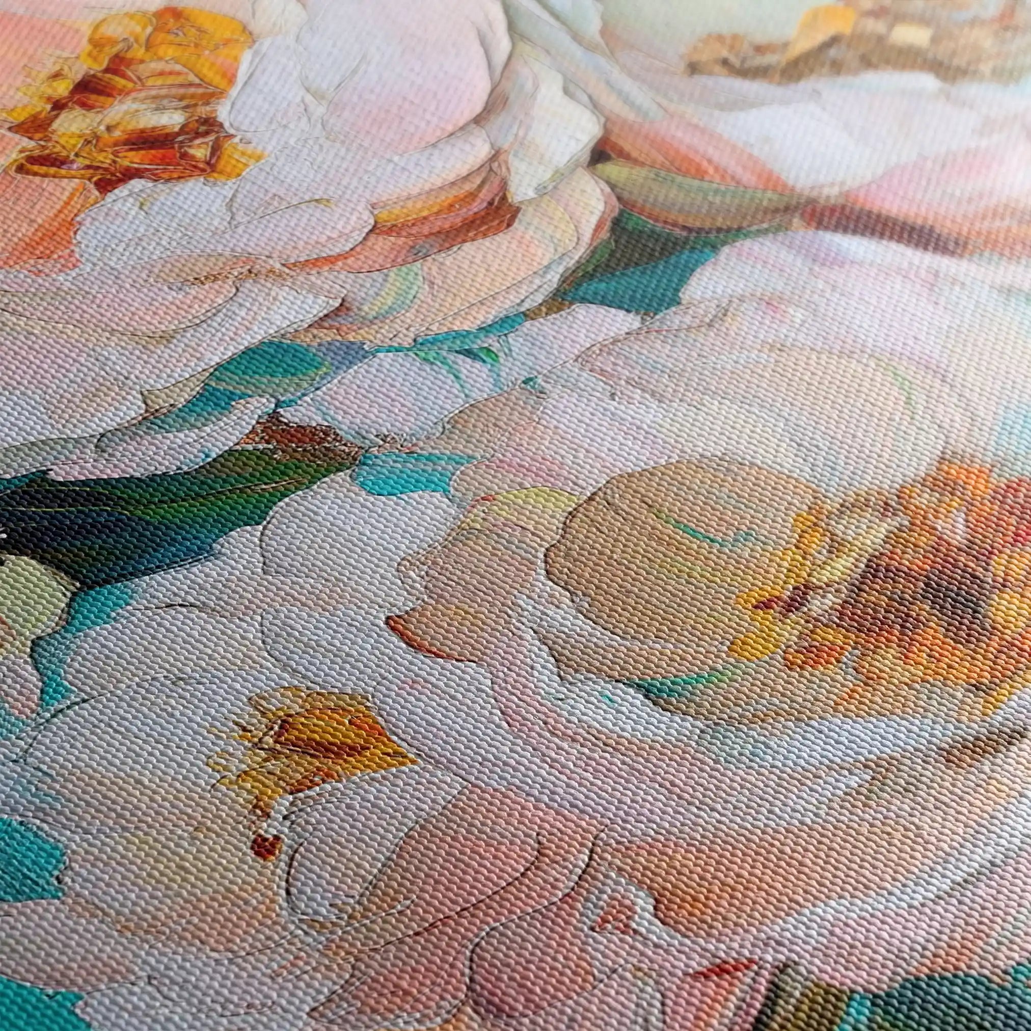 Floral Canvas Wall Art WAD1546-F 90 x 60 cm / Stretched on hidden frame