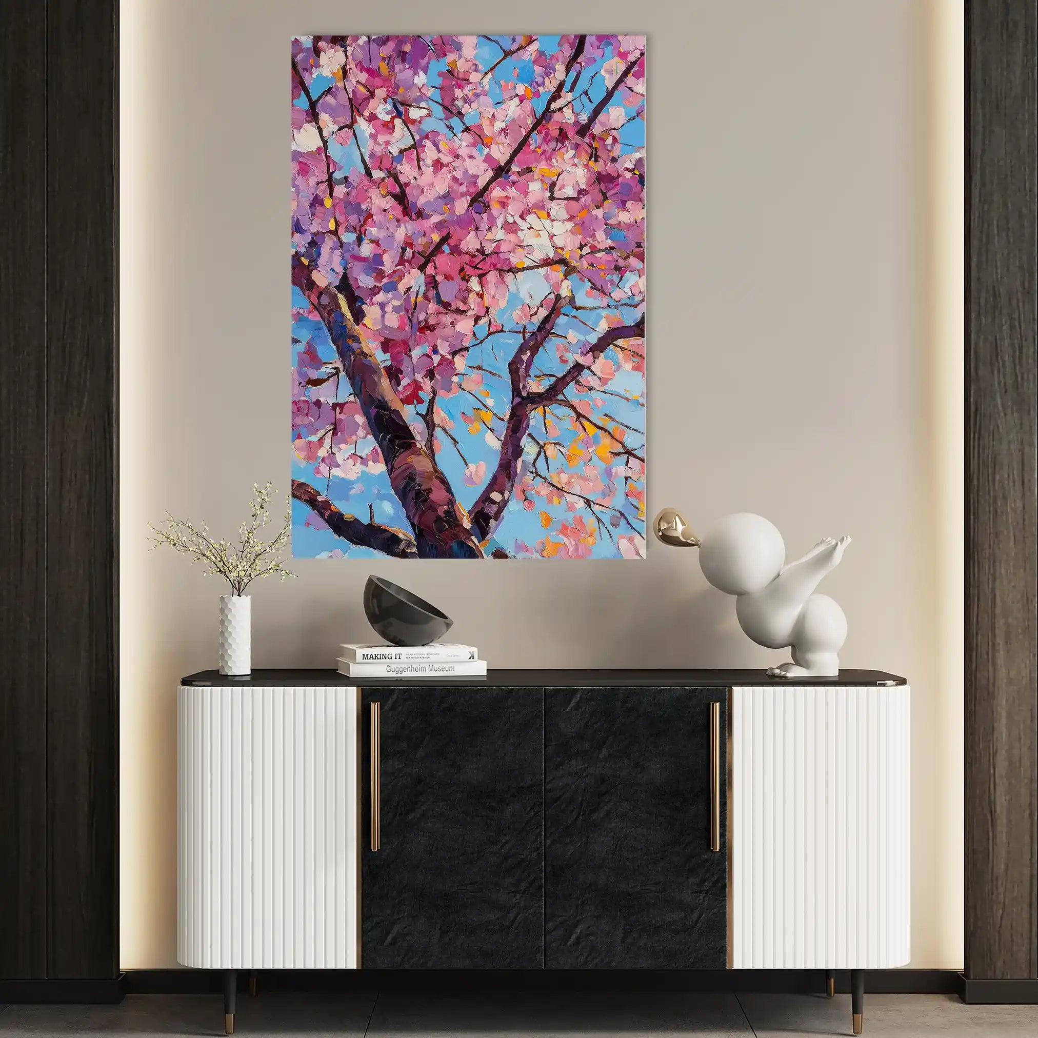 Floral Canvas Wall Art WAD1547-F 90 x 60 cm / Stretched on hidden frame