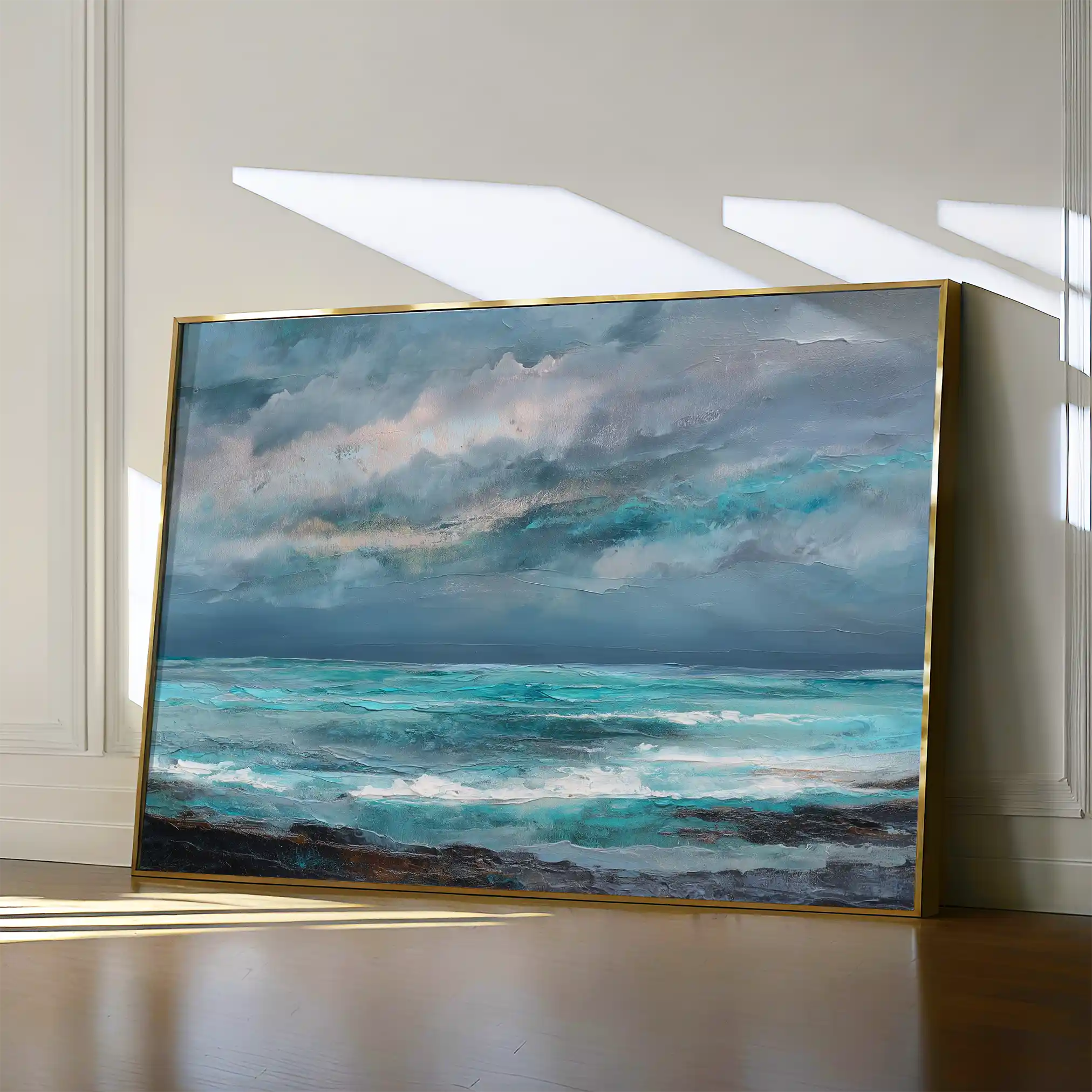 Abstract 1548 Canvas Art 60 x 40 cm / Stretched on hidden frame