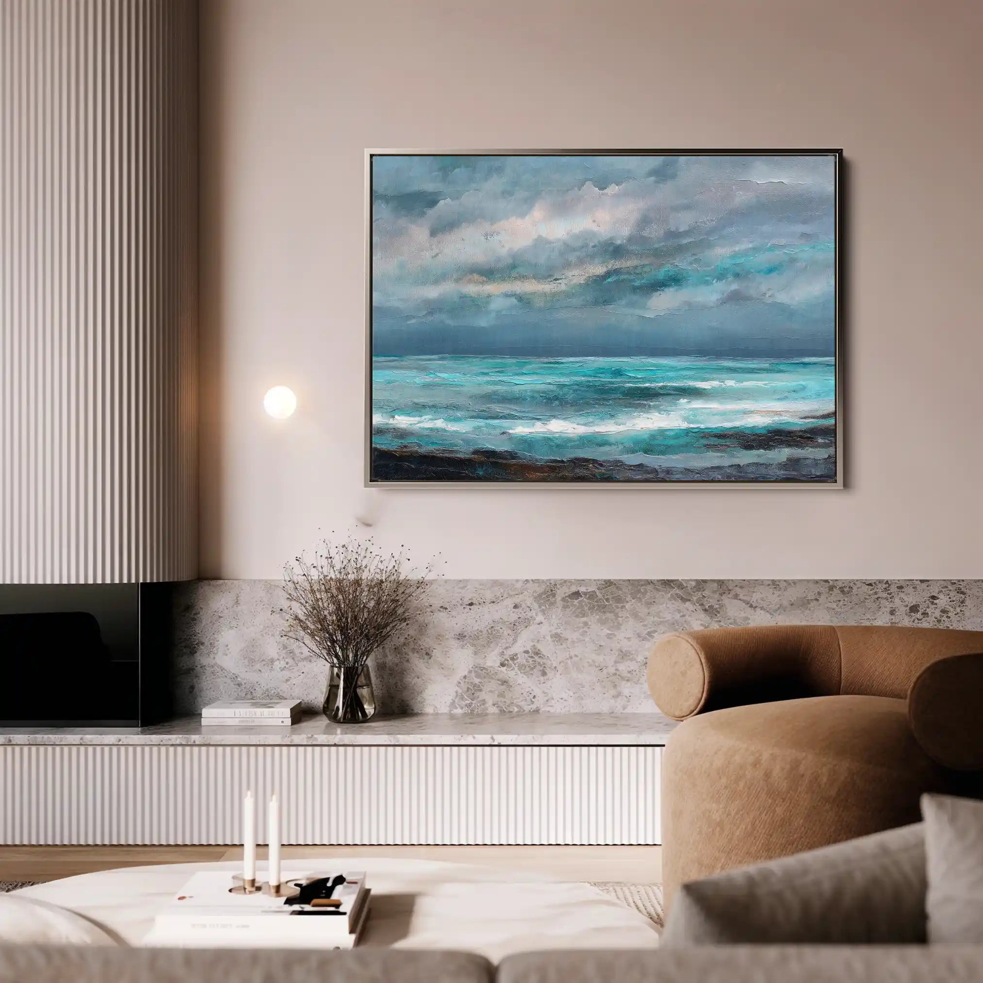 Abstract 1548 Canvas Art 60 x 40 cm / Stretched on hidden frame