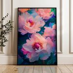 Floral Canvas Wall Art WAD1548-F 90 x 60 cm / Stretched on hidden frame