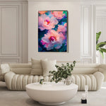 Floral Canvas Wall Art WAD1548-F 90 x 60 cm / Stretched on hidden frame