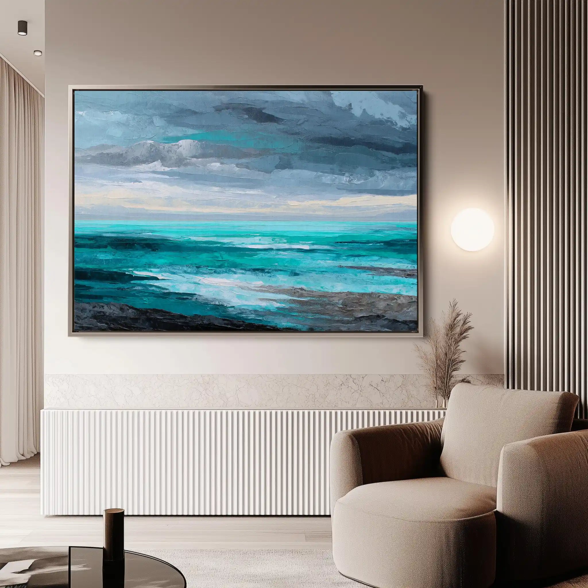 Abstract 1549 Canvas Art 60 x 40 cm / Stretched on hidden frame