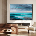 Abstract 1549 Canvas Art 60 x 40 cm / Stretched on hidden frame