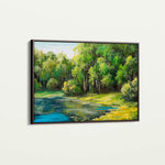 Landscape 155 Canvas Art 90 x 60 cm / Stretched on hidden frame