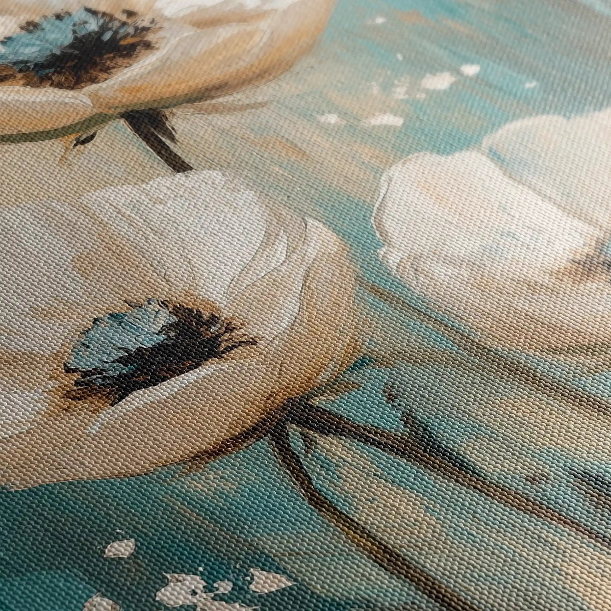 Floral Canvas Wall Art WAD1550-F 90 x 60 cm / Stretched on hidden frame