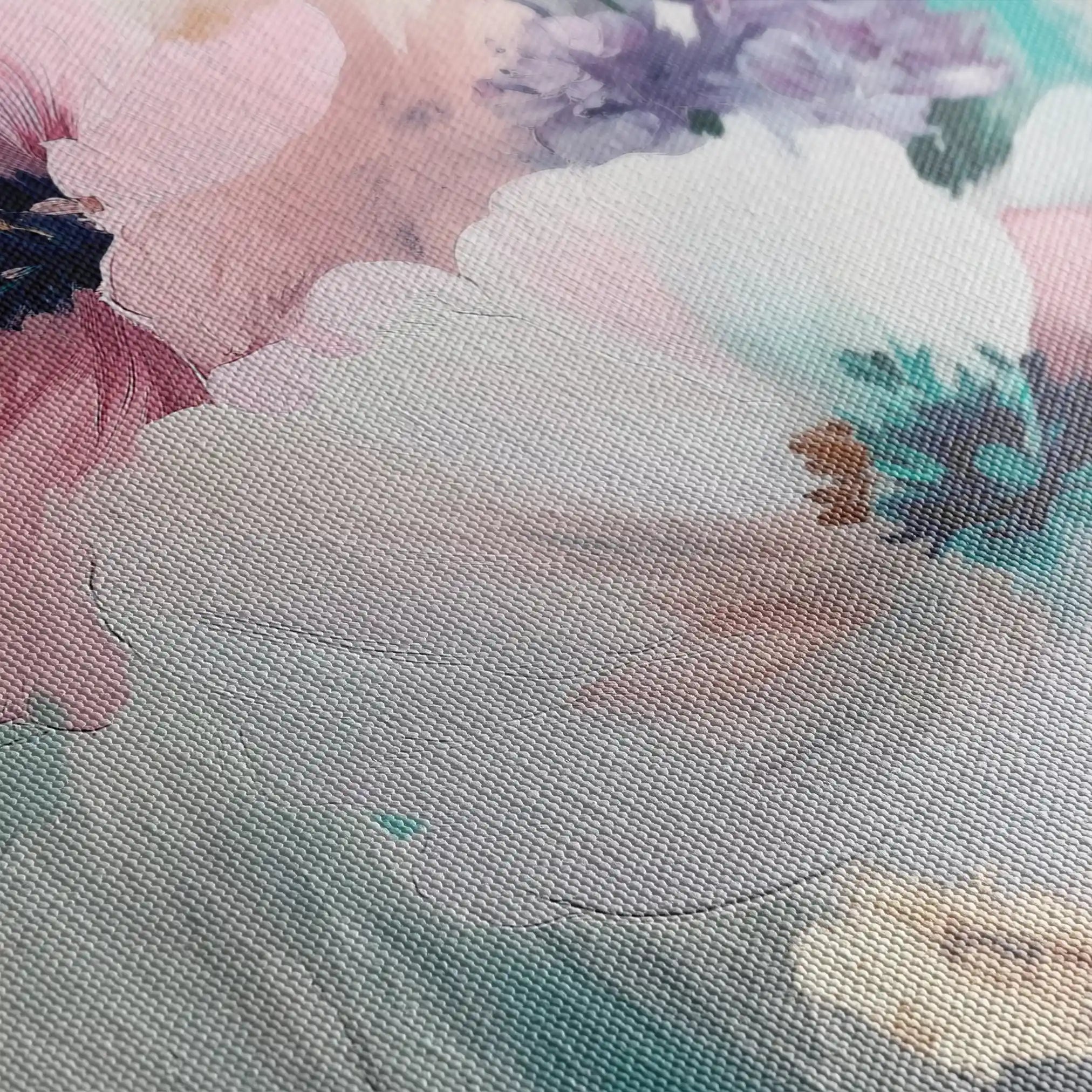 Floral Canvas Wall Art WAD1551-F 90 x 60 cm / Stretched on hidden frame