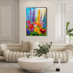 Floral Canvas Wall Art WAD1552-F 90 x 60 cm / Stretched on hidden frame