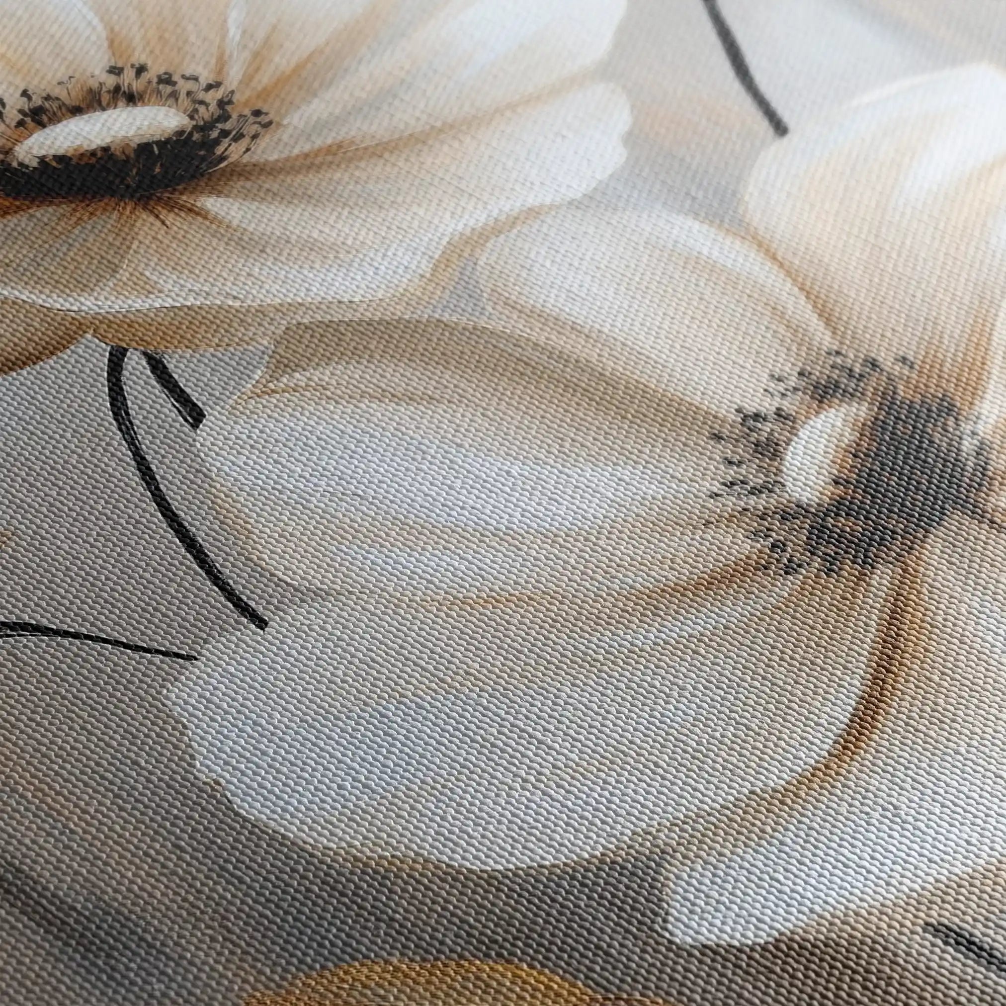 Floral Canvas Wall Art WAD1553-F 90 x 60 cm / Stretched on hidden frame