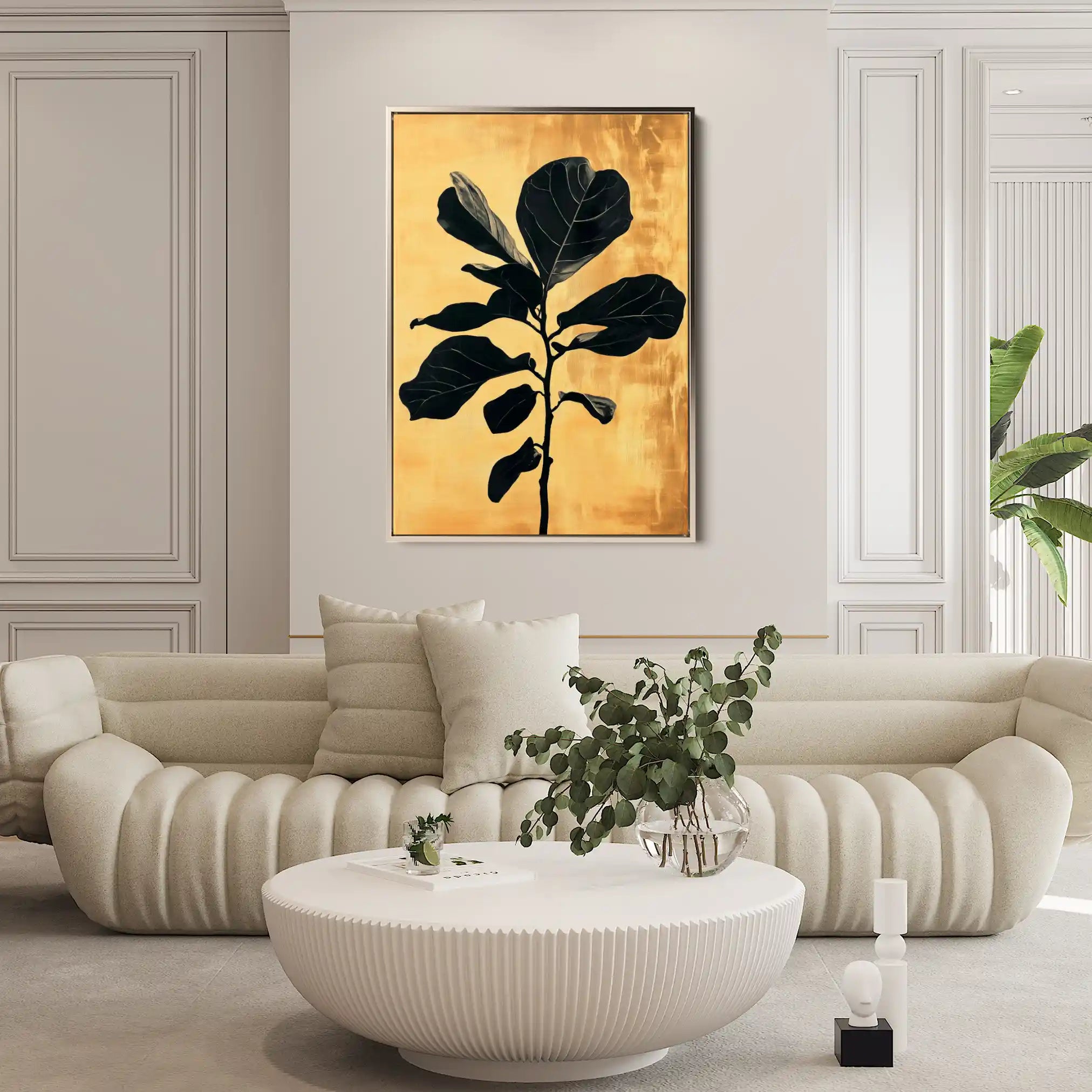 Floral Canvas Wall Art WAD1557-F 90 x 60 cm / Stretched on hidden frame