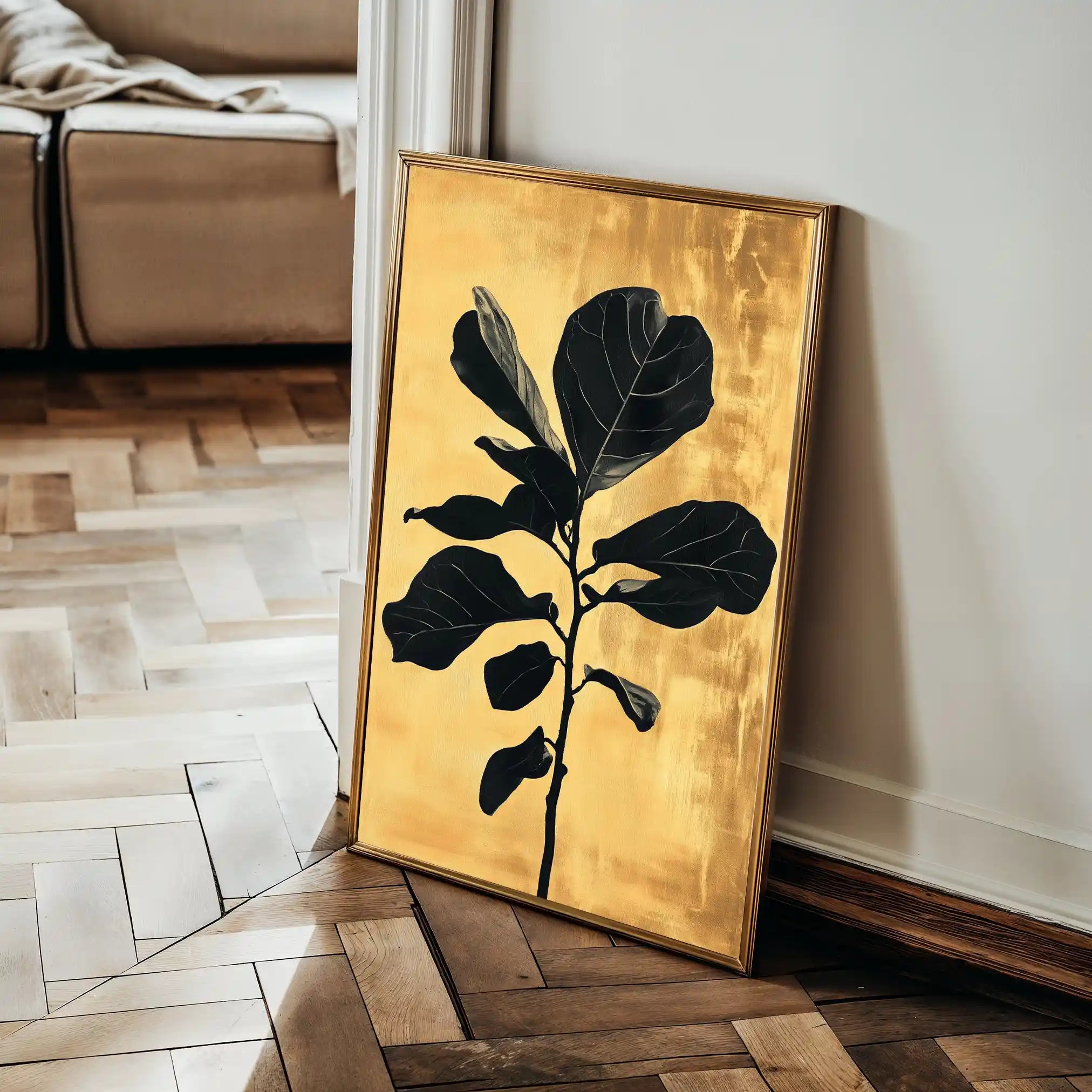 Floral Canvas Wall Art WAD1557-F 90 x 60 cm / Stretched on hidden frame