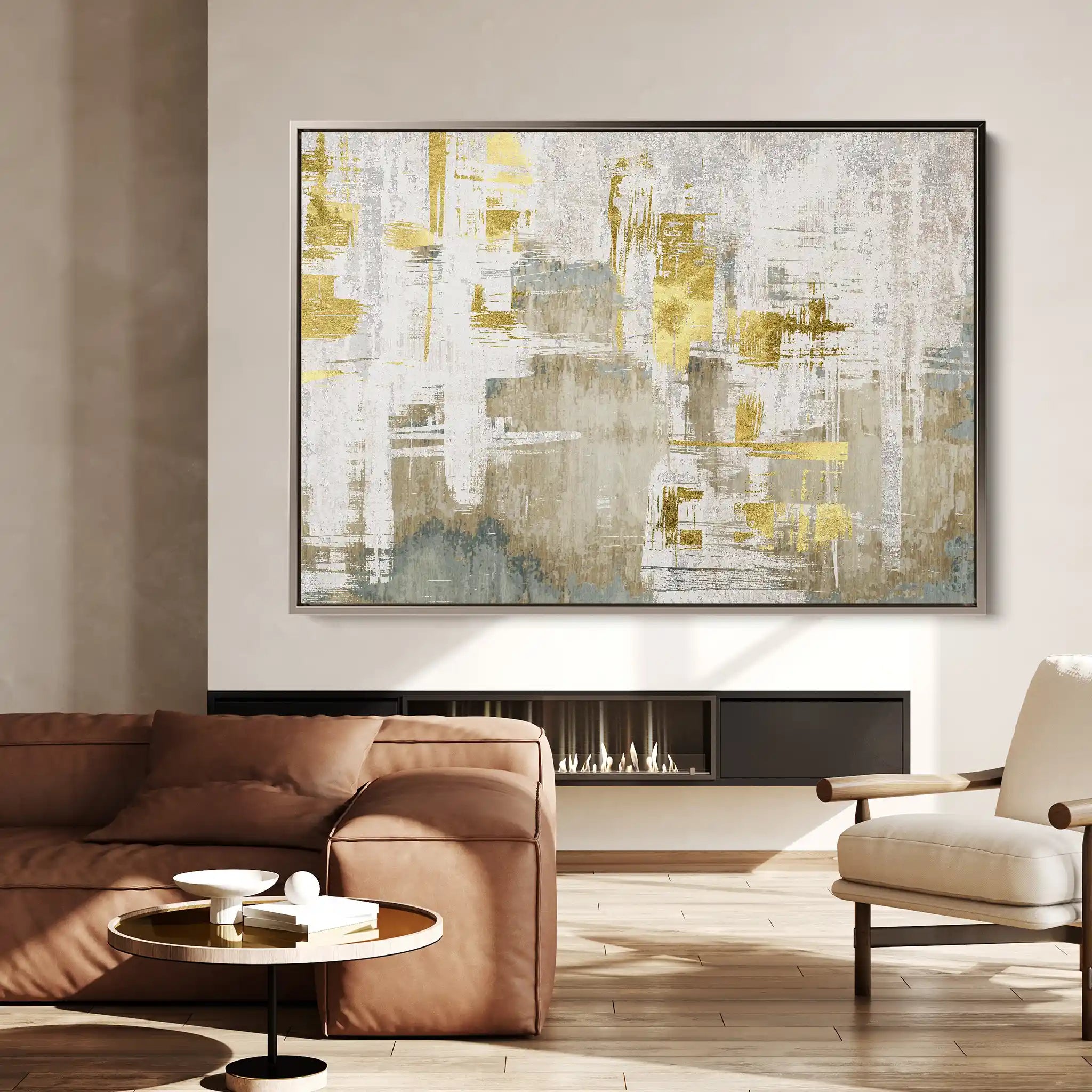 Abstract 156 Canvas Art 60 x 40 cm / Stretched on hidden frame