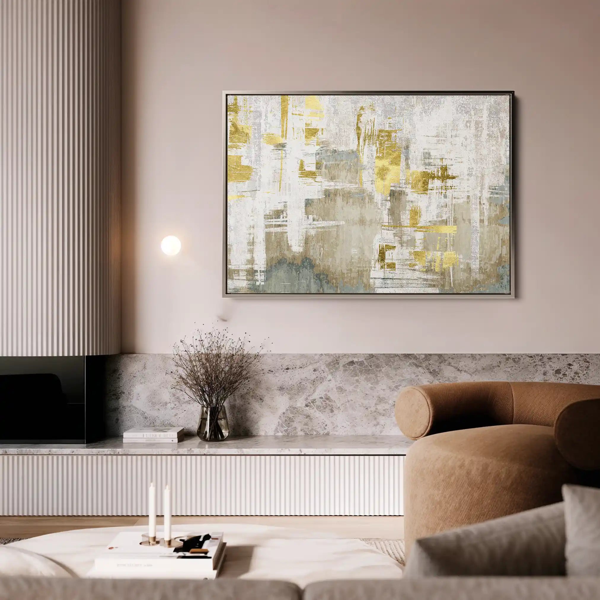 Abstract 156 Canvas Art 60 x 40 cm / Stretched on hidden frame