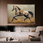 Horses 156 Canvas Art 90 x 60 cm / Stretched on hidden frame