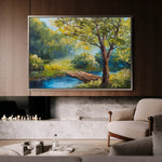 Landscape 156 Canvas Art 90 x 60 cm / Stretched on hidden frame