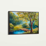 Landscape 156 Canvas Art 90 x 60 cm / Stretched on hidden frame