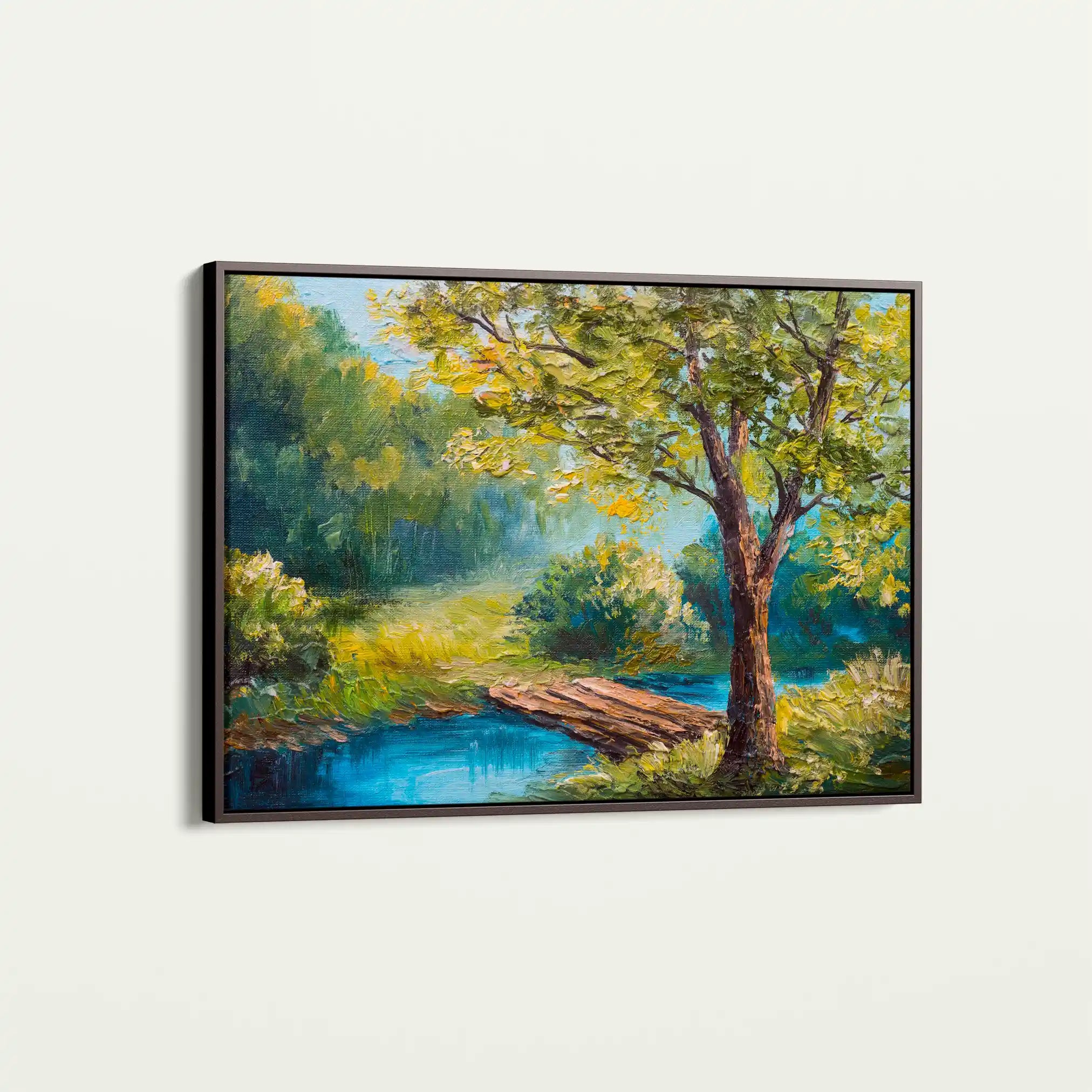 Landscape 156 Canvas Art 90 x 60 cm / Stretched on hidden frame