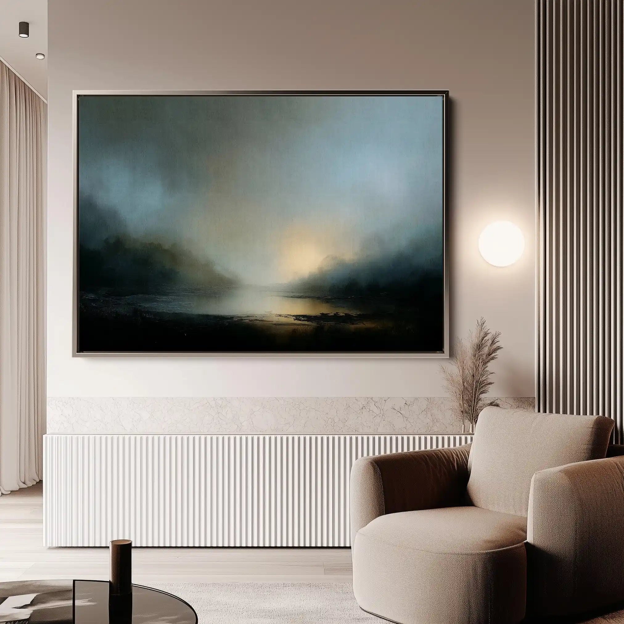 Abstract 1560 Canvas Art 60 x 40 cm / Stretched on hidden frame