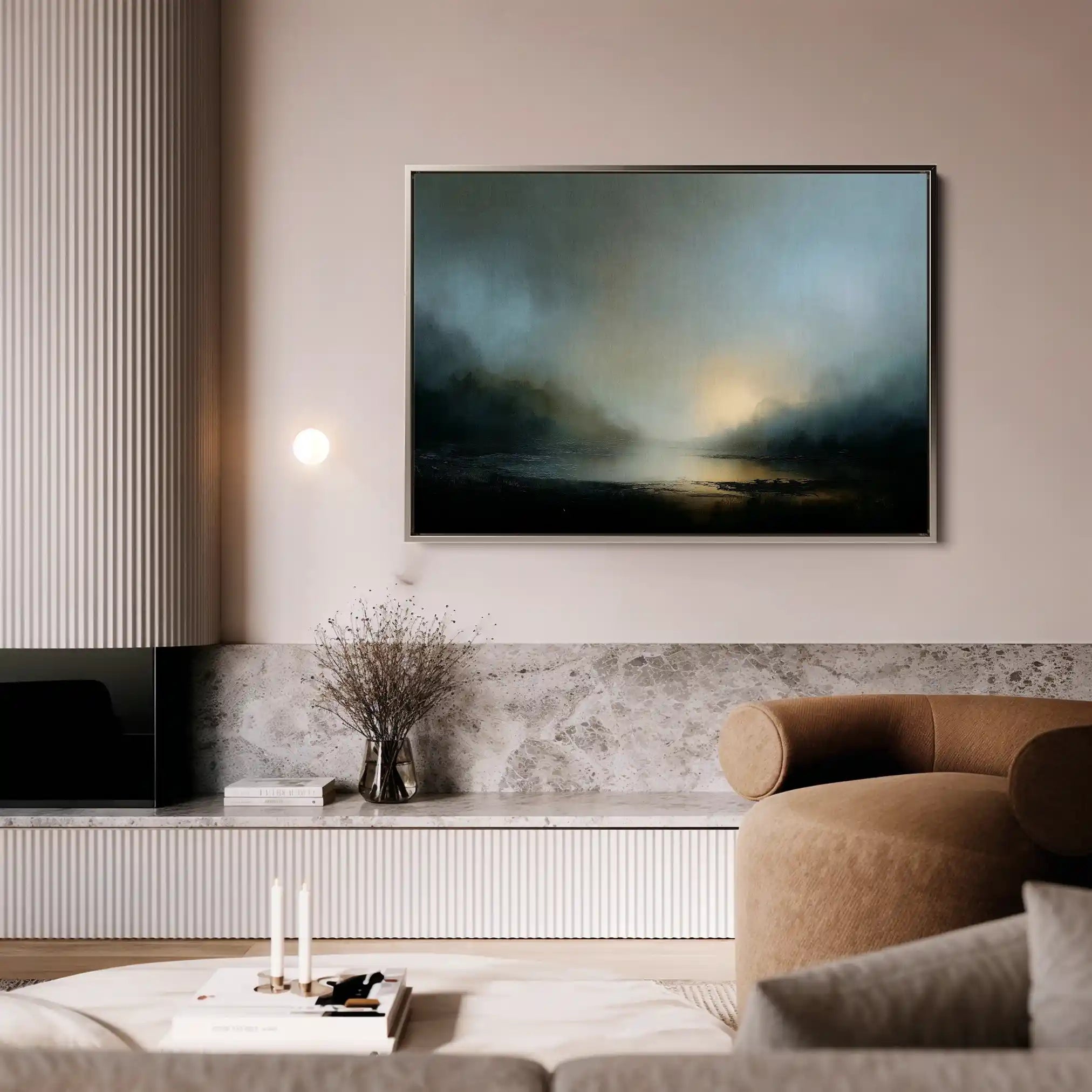 Abstract 1560 Canvas Art 60 x 40 cm / Stretched on hidden frame