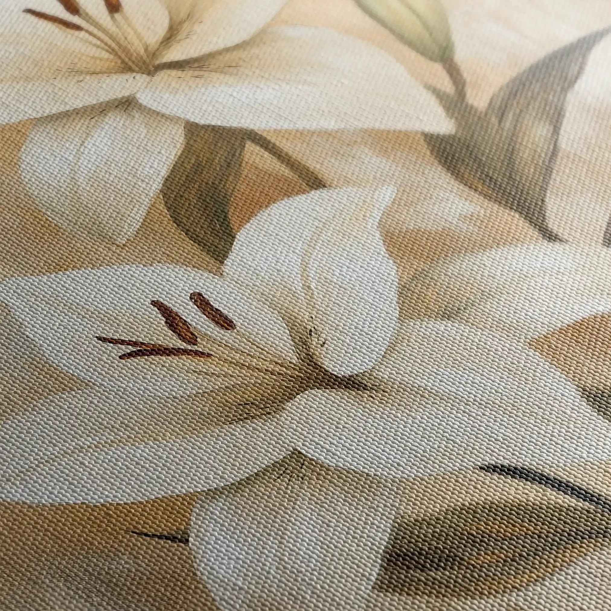 Floral Canvas Wall Art WAD1560-F 90 x 60 cm / Stretched on hidden frame