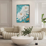 Floral Canvas Wall Art WAD1561-F 90 x 60 cm / Stretched on hidden frame