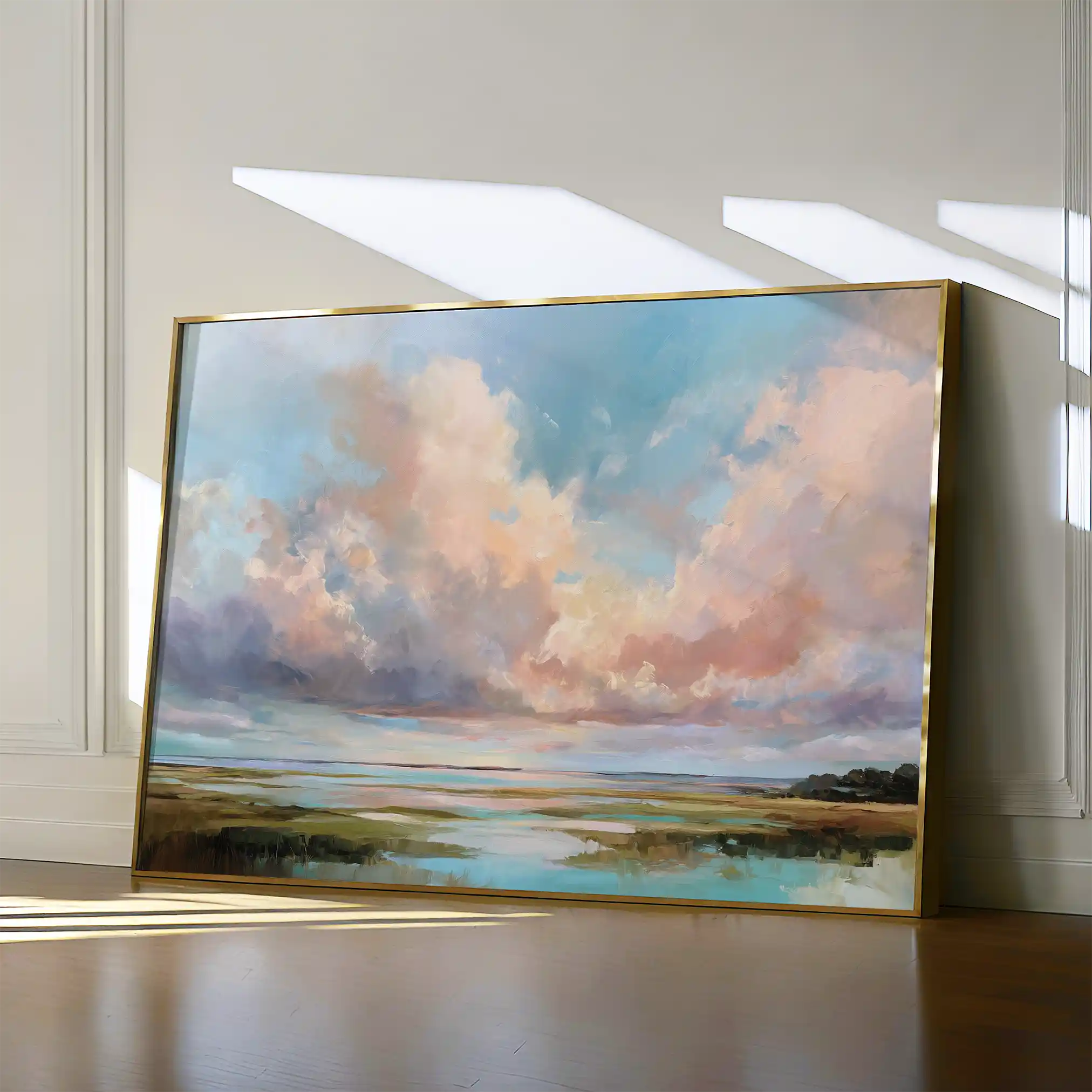 Abstract 1562 Canvas Art 60 x 40 cm / Stretched on hidden frame