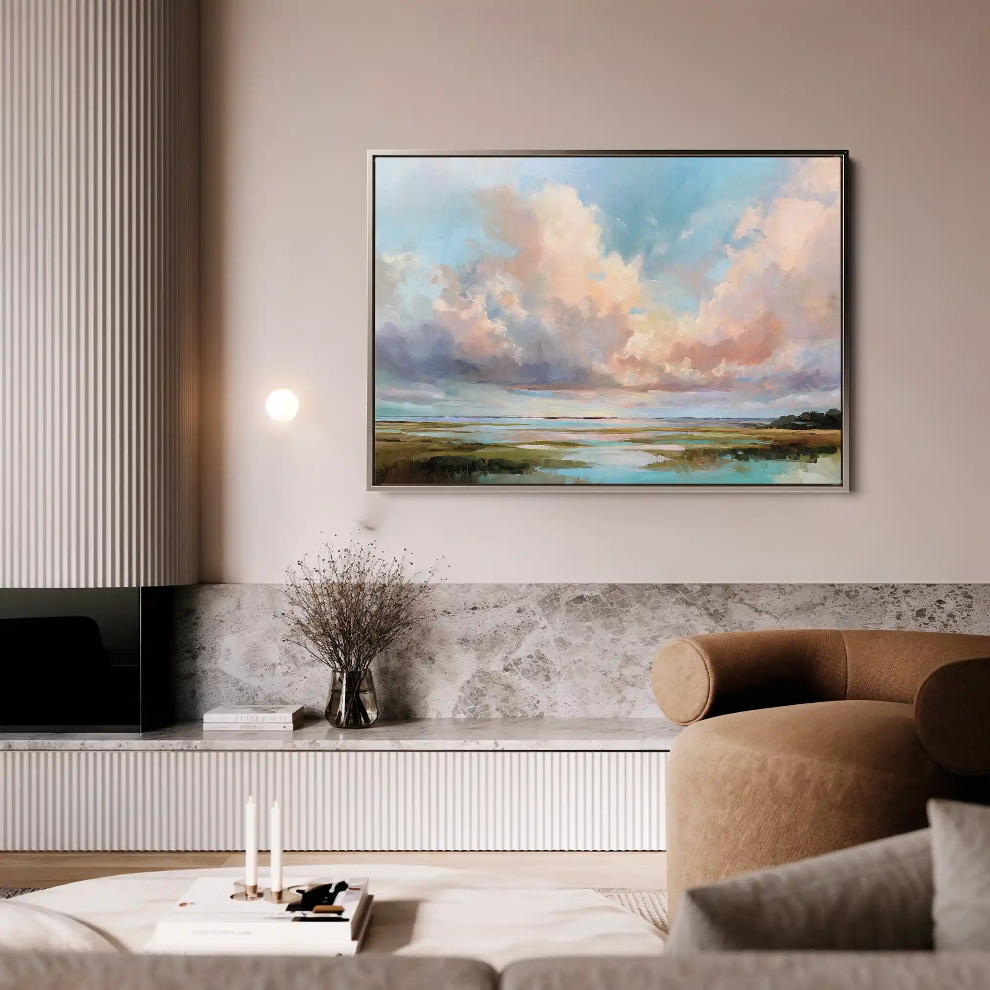 Abstract 1562 Canvas Art 60 x 40 cm / Stretched on hidden frame