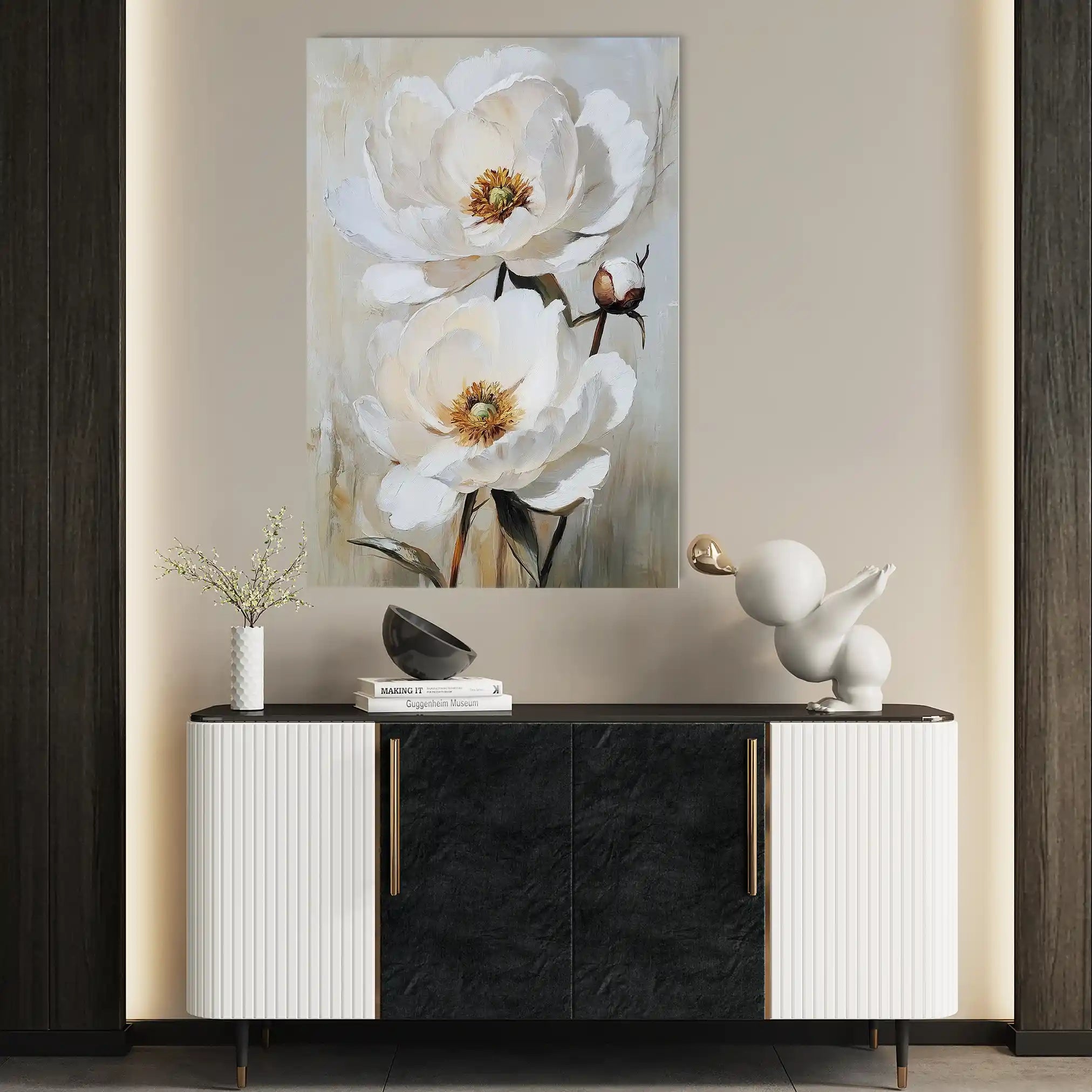 Floral Canvas Wall Art WAD1562-F 90 x 60 cm / Stretched on hidden frame