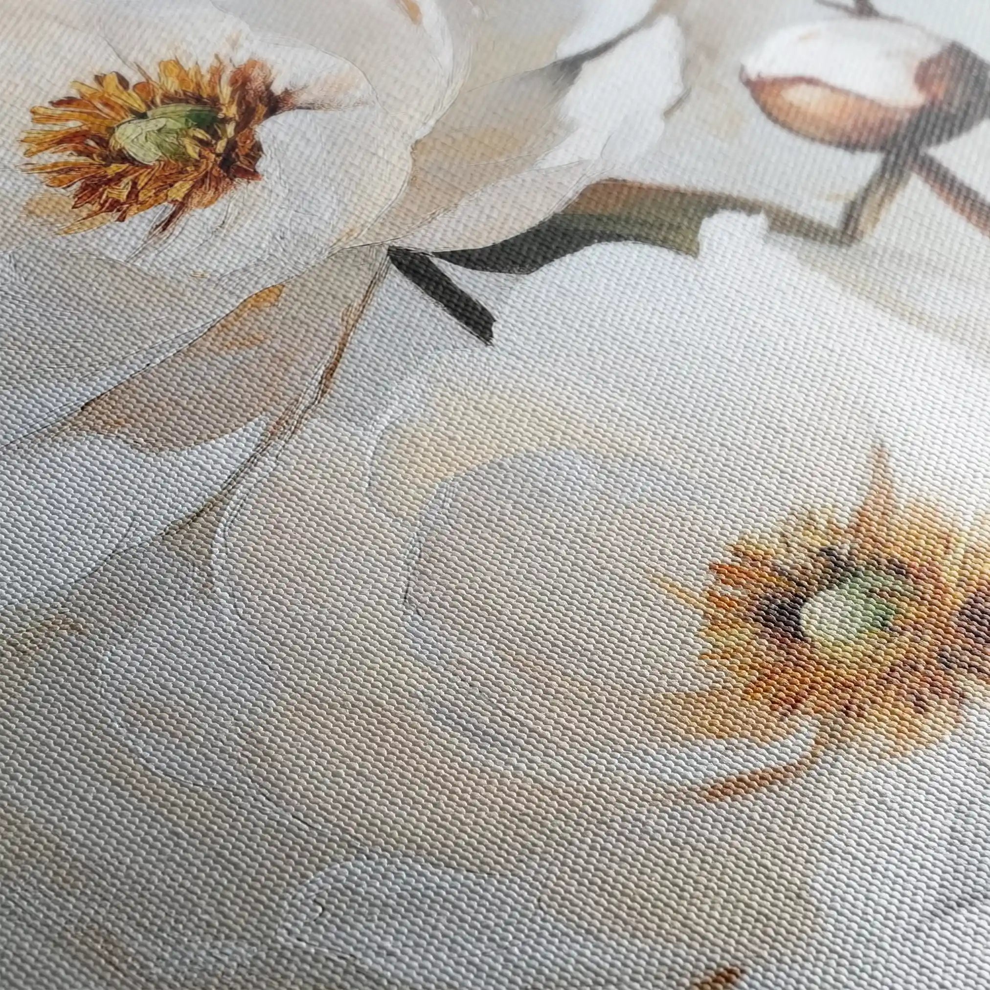 Floral Canvas Wall Art WAD1562-F 90 x 60 cm / Stretched on hidden frame