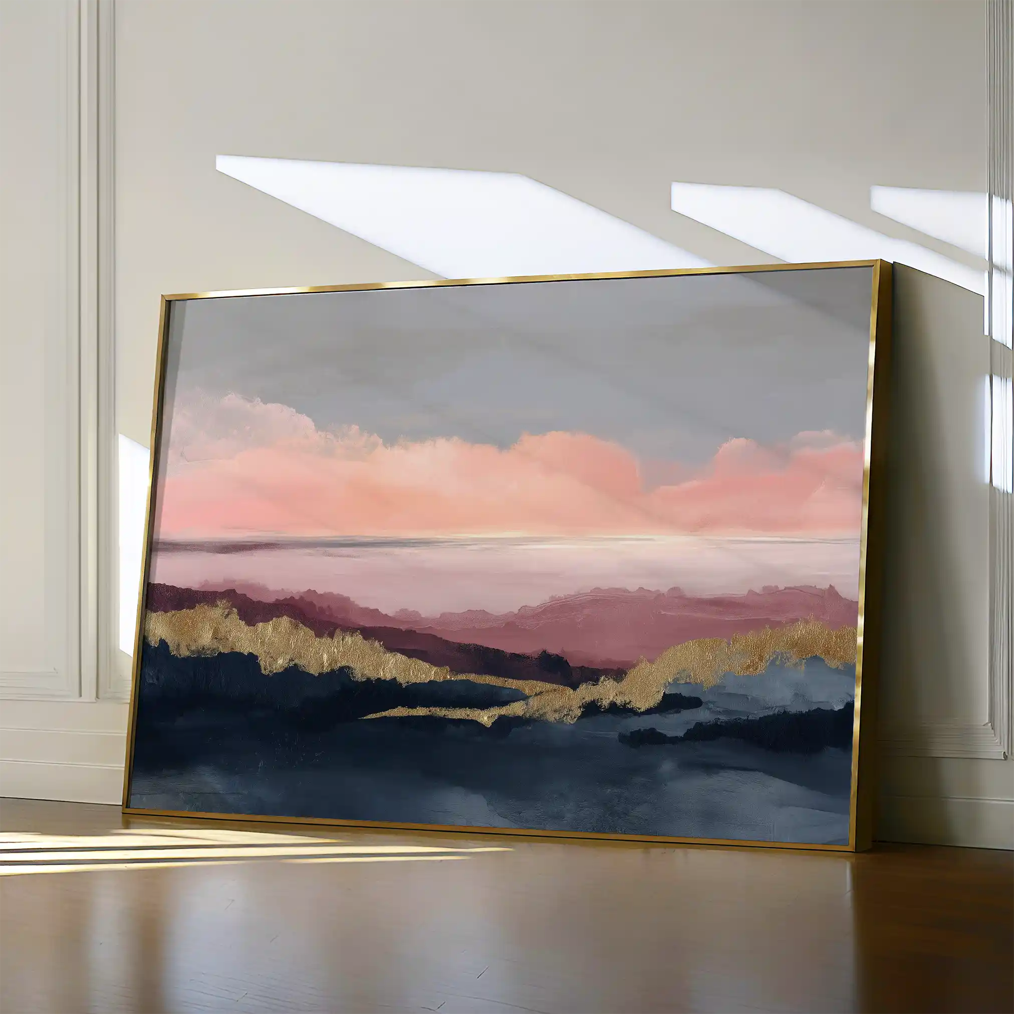 Abstract 1563 Canvas Art 60 x 40 cm / Stretched on hidden frame