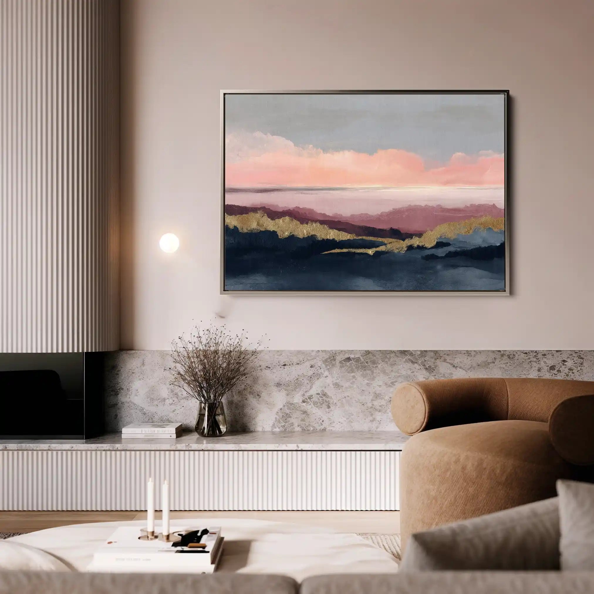 Abstract 1563 Canvas Art 60 x 40 cm / Stretched on hidden frame