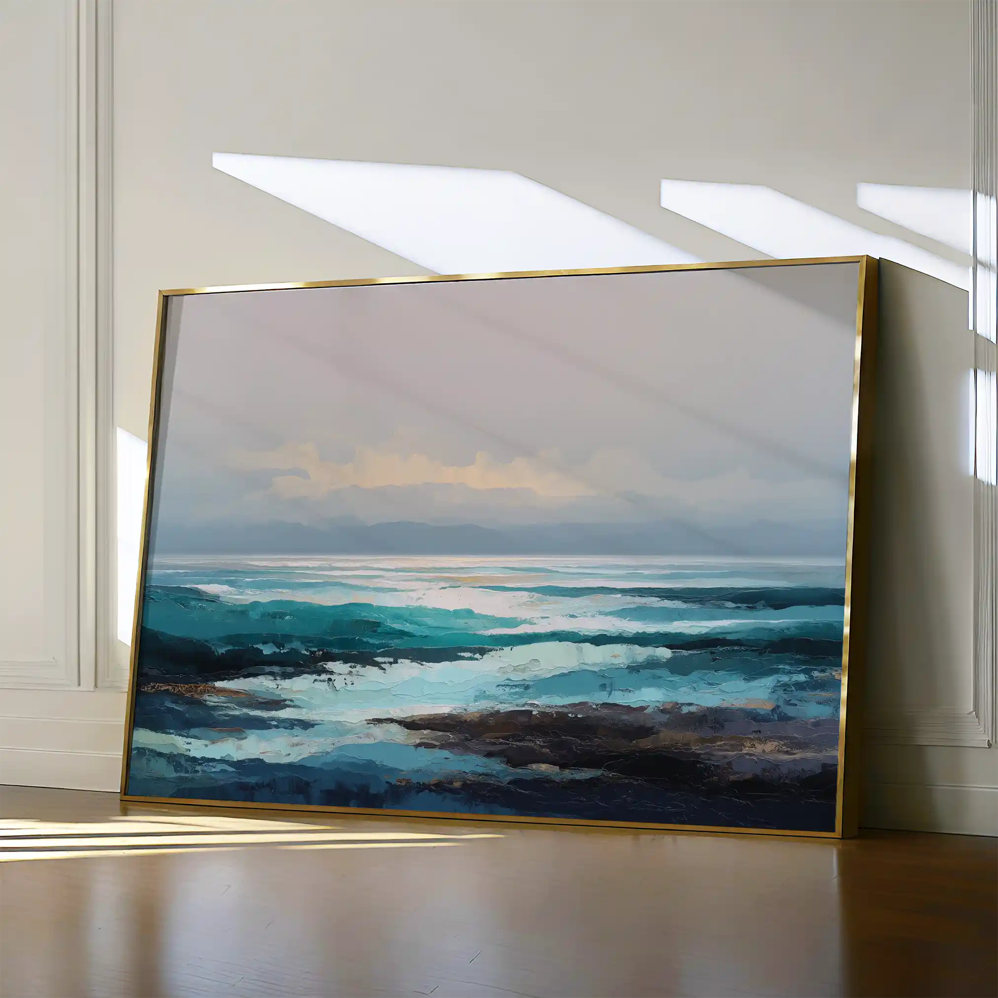 Abstract 1566 Canvas Art 60 x 40 cm / Stretched on hidden frame