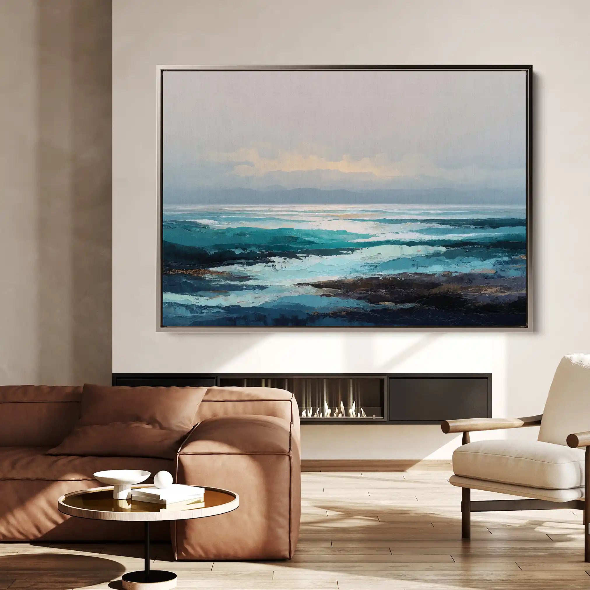 Abstract 1566 Canvas Art 60 x 40 cm / Stretched on hidden frame