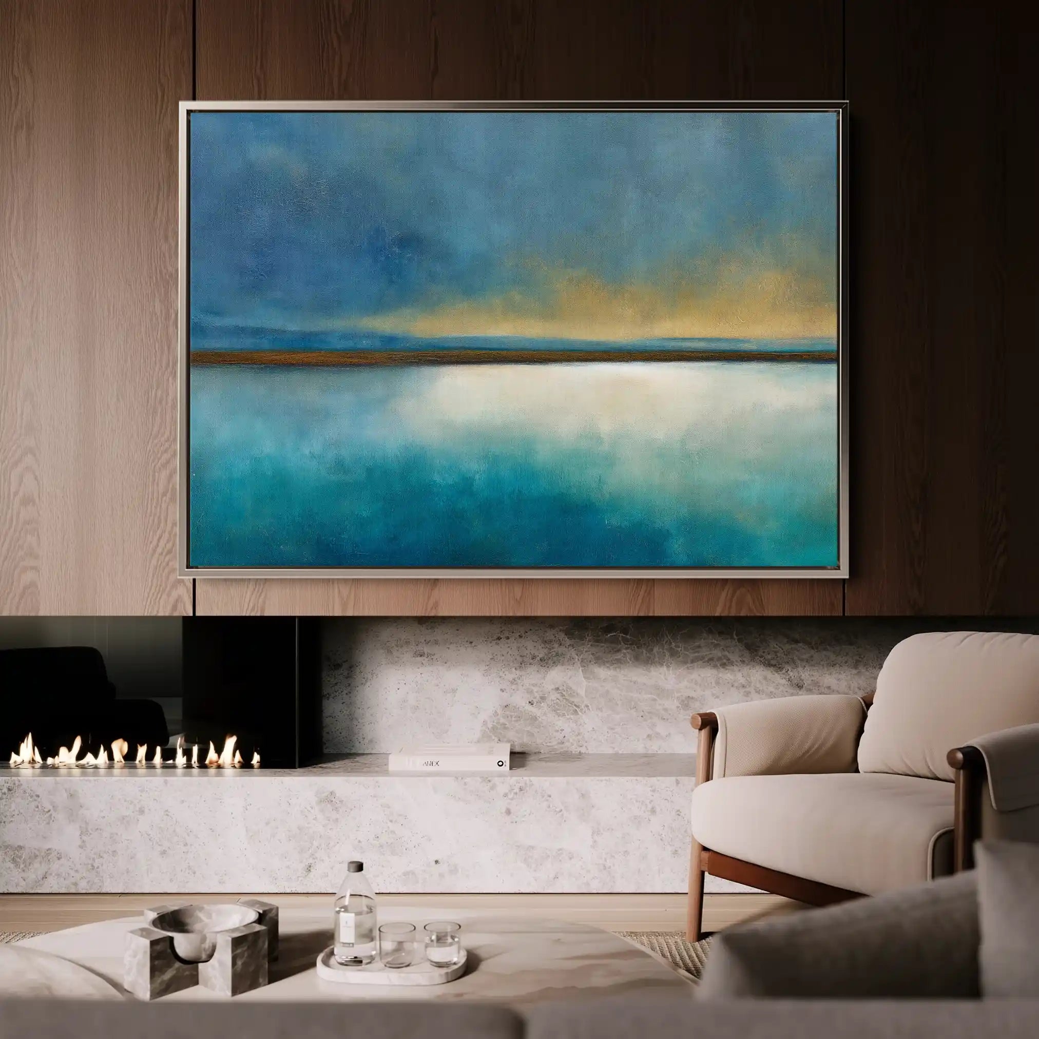 Abstract 1568 Canvas Art 60 x 40 cm / Stretched on hidden frame
